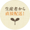 生産者から直接配送！